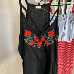 5,5 140lbs it fits me like a regular @ XL